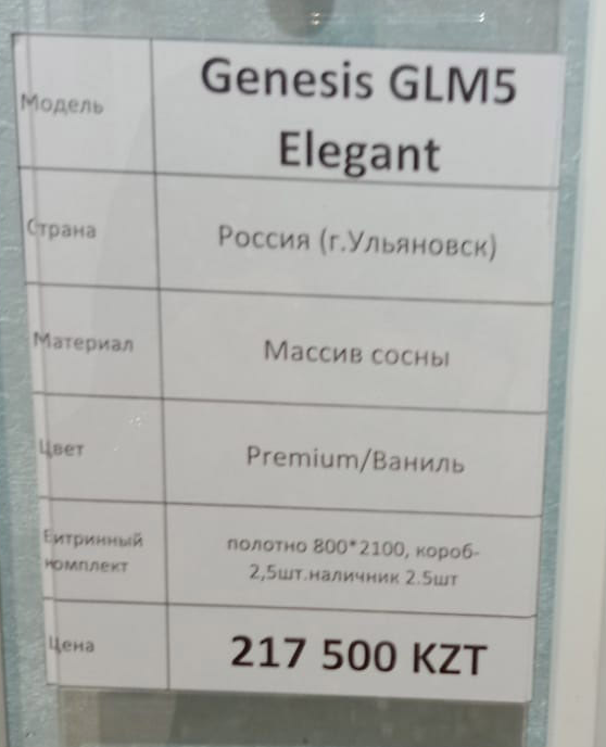 Двери estet модель genesis ge5М elegant