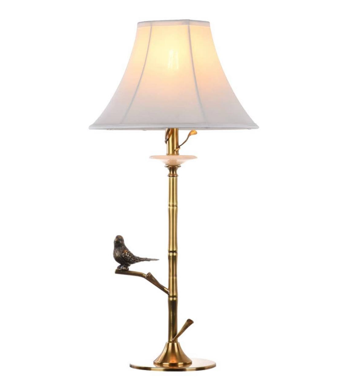 Настольная лампа с птичкой
