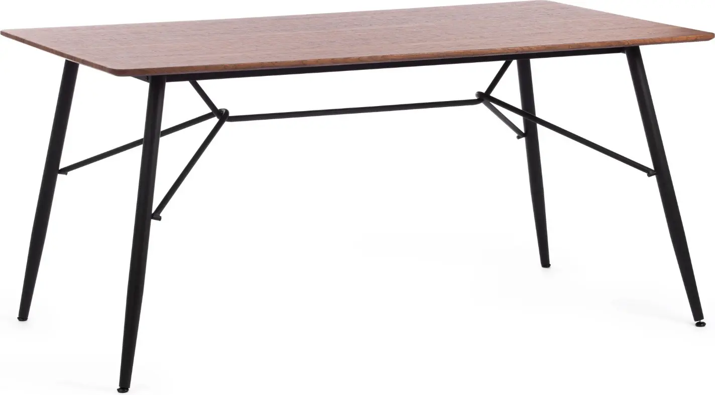 Обеденный стол tetchair rusto, 160x90x75, коричневый