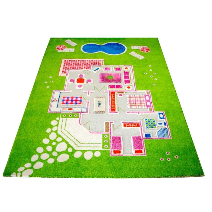 Playing house green 134*200 cm