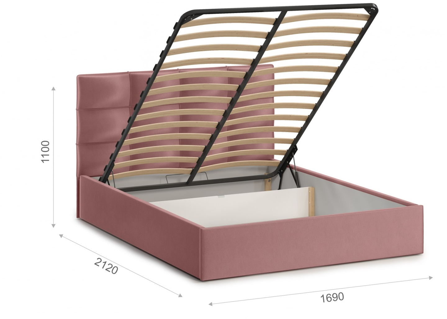 Кровать Вена 160/200  с подъемным механизмом