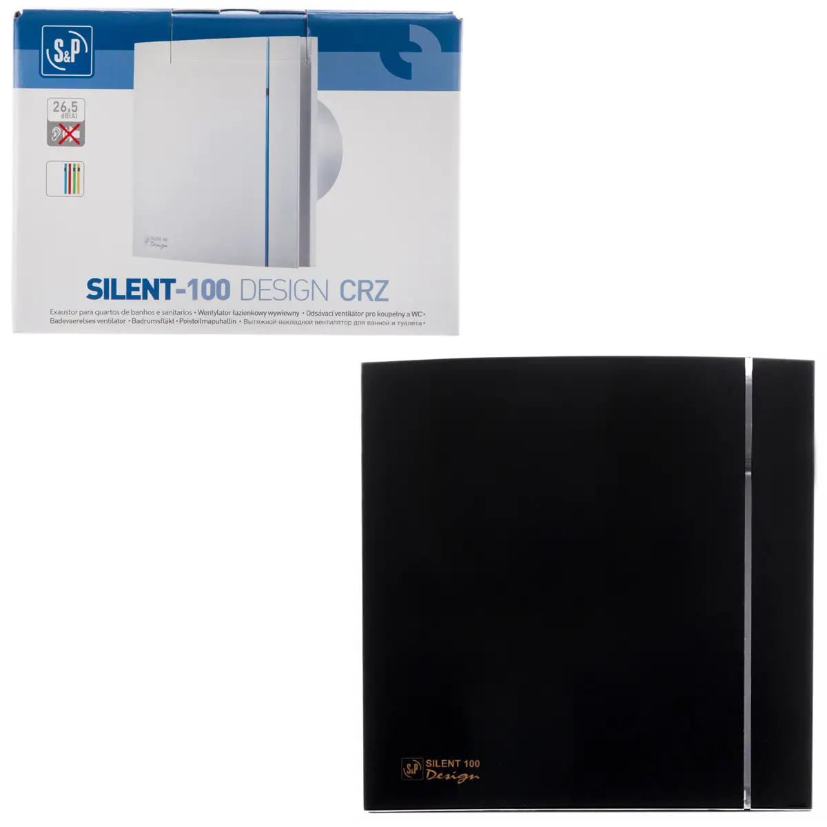 Soler&palau silent-100-cz black design-4c