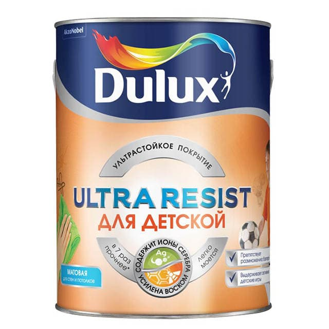 Dulux ultra resist для детской 5 л