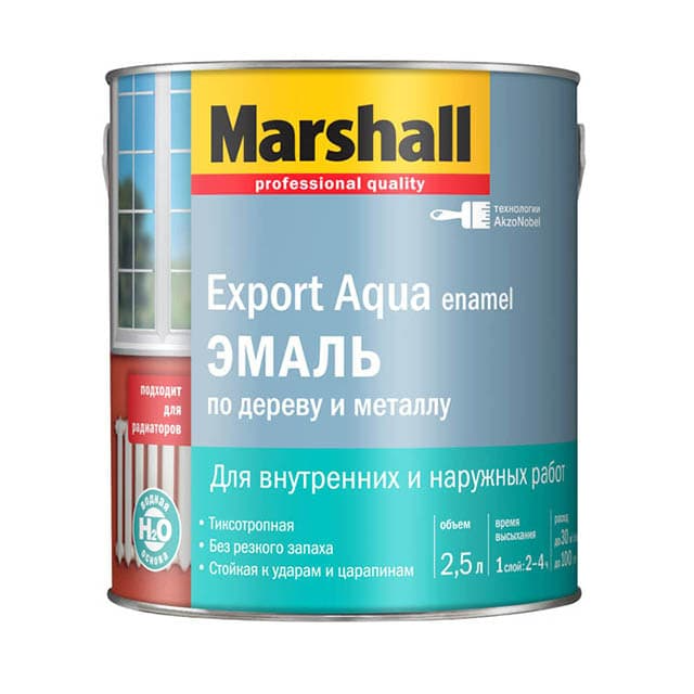 Marshall export aqua белый глянцевый 2.5 л