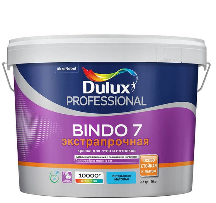 Dulux bindo 7 экстрапрочная 9 л