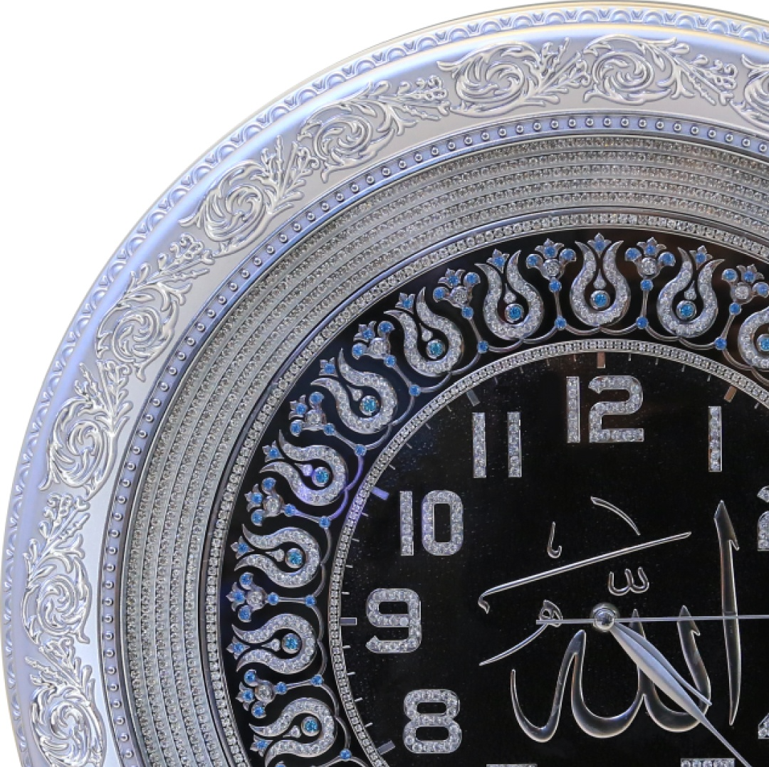Safi Круглые часы серебро 56х56 см