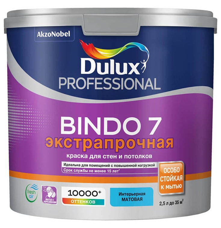 Dulux bindo 7 экстрапрочная 2.5 л