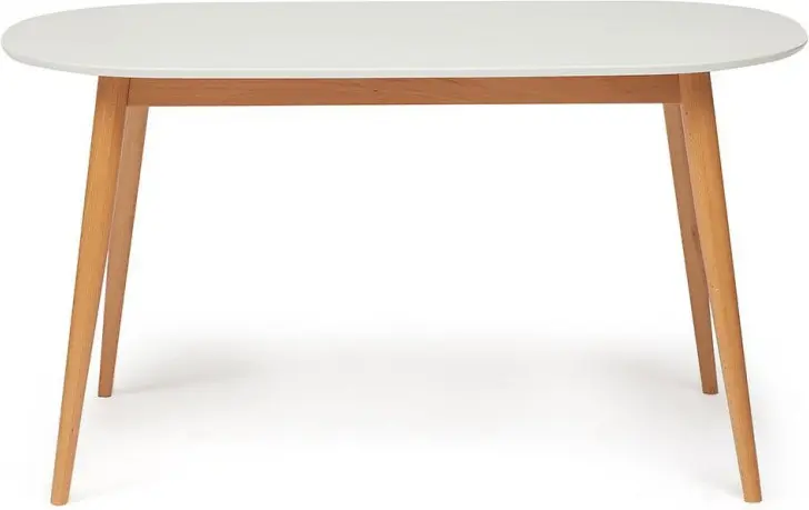 Обеденный стол ixlos max, 140x80x75 см, белый
