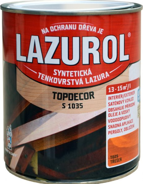 Lazurol topdecor 3 в 1. 0,75 л.
