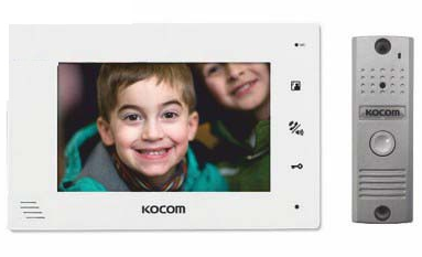Комплект видеодомофона kcv-374(w)+kc-mc20