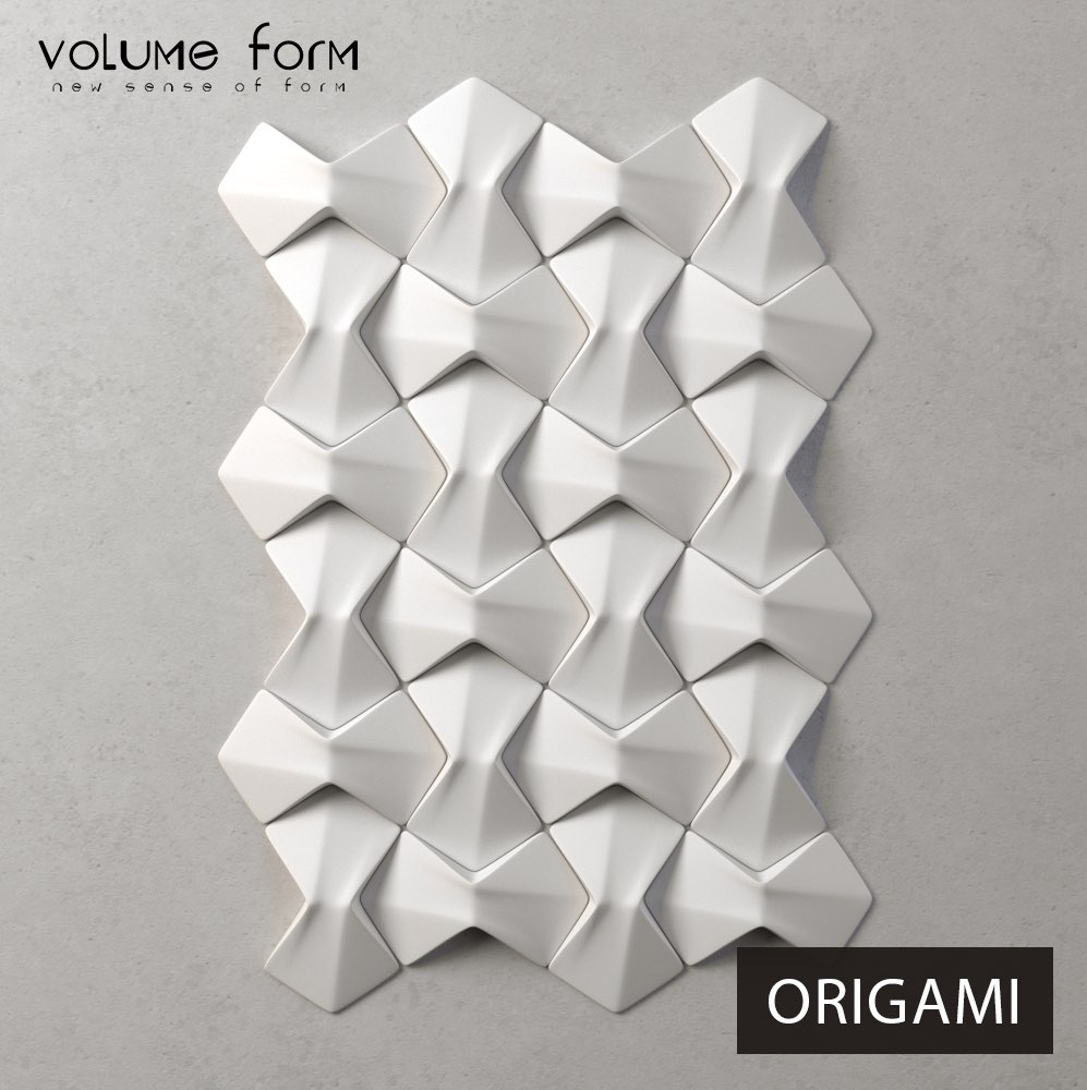 3Д ПАНЕЛИ origami basic
