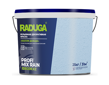 Profi mix rain (Профи Микс Рэйн), декоративная краска «капли дождя» база А - 25кг