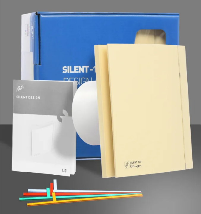 Накладной вентилятор soler&palau silent 100-cz ivory design-4c