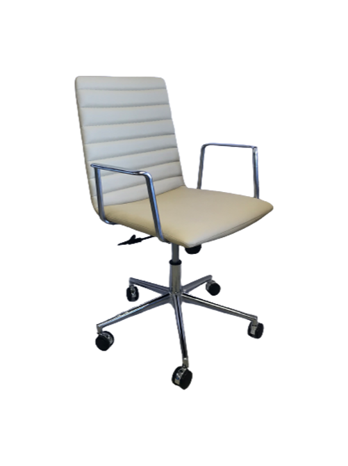 Офисное кресло 6b56-1 белое