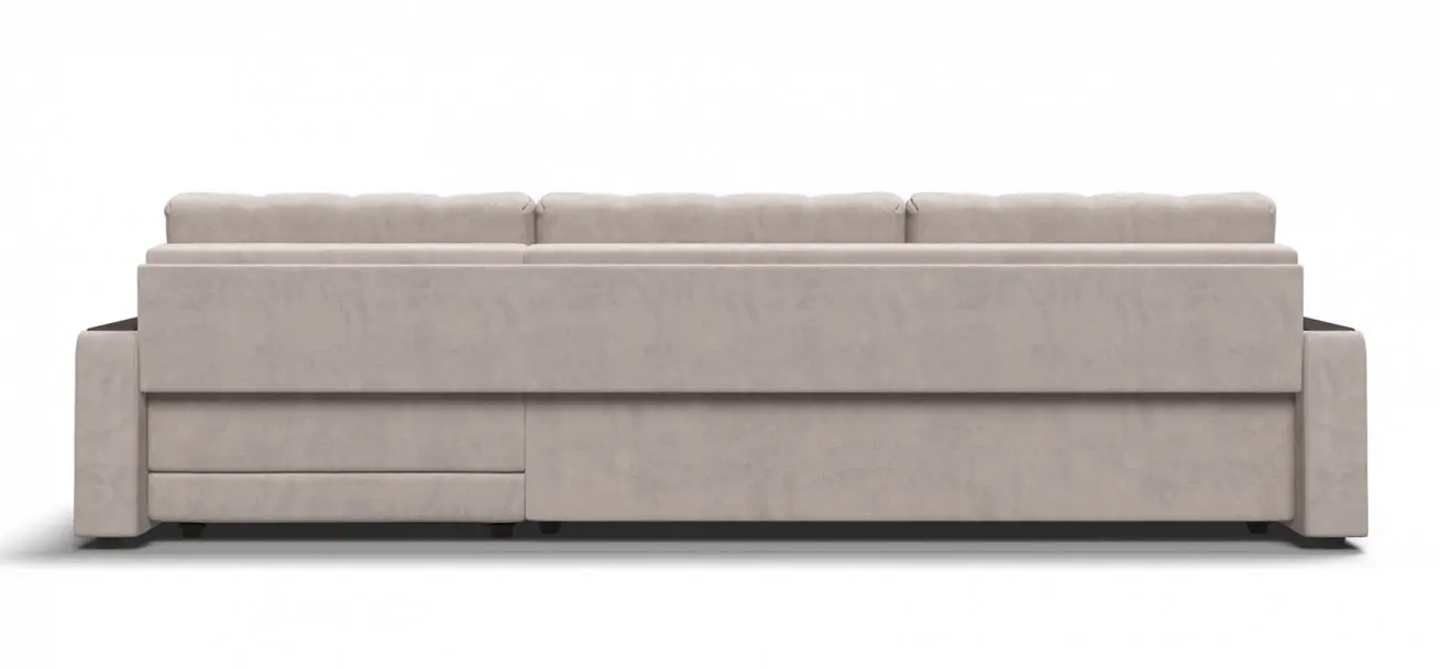 Угловой диван раскладной boss 3.0 max велюр monolit латте