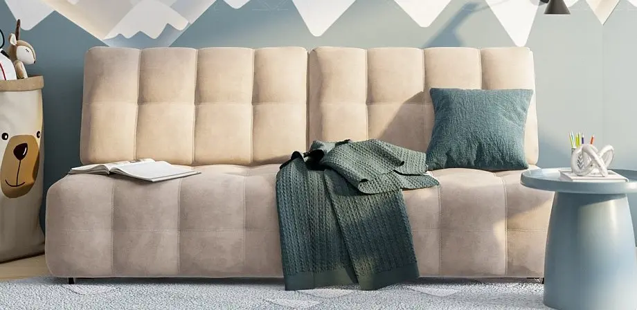 Прямой раскладной диван boss mini маленький