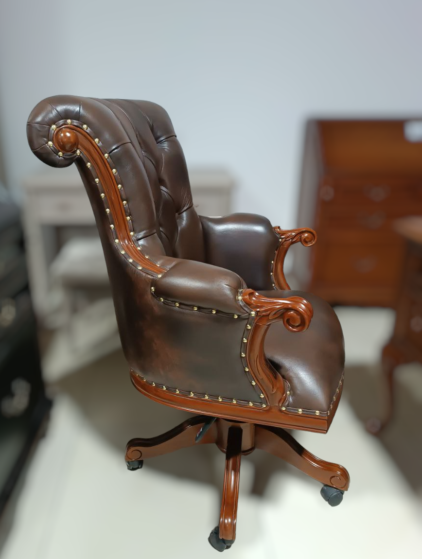 Nova кресло для кабинета mahogani
