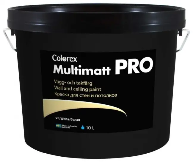 Краска для стен и потолков multimatt pro