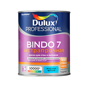 Краска dulux / professional bindo 7 / матовая bc / 0,9л / col