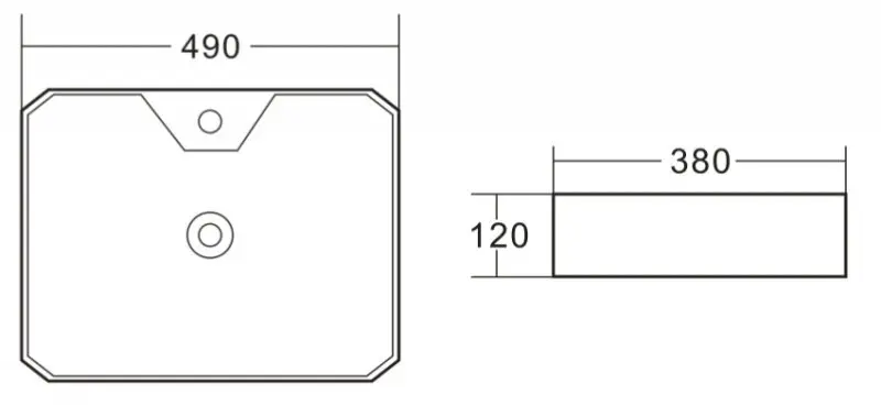 Раковина накладная belbagno bb1387