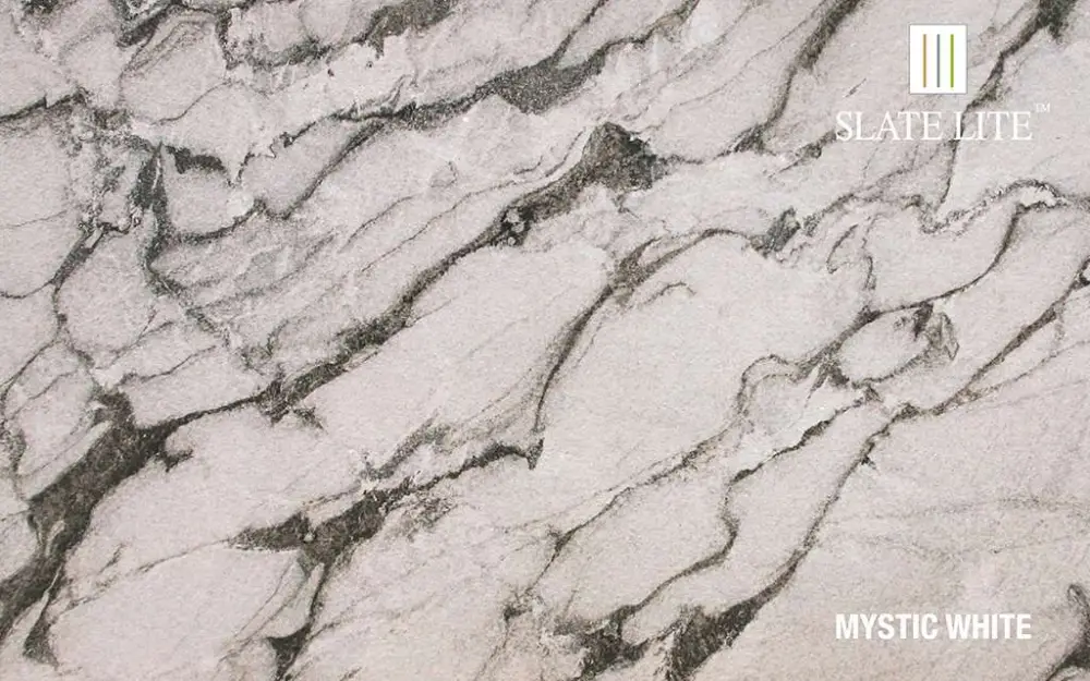 Каменный шпон mystic white 122*61