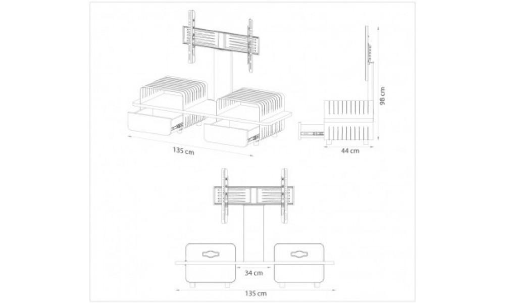 Подставка под tv primo