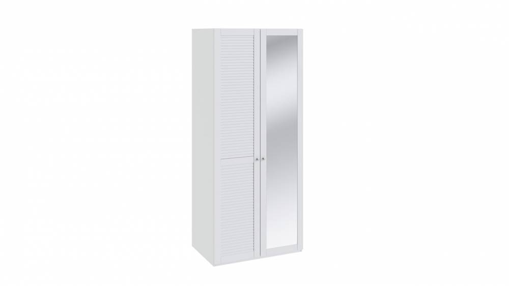 Шкаф для одежды с 1-ой глухой и 1-ой с зеркальной дверью «Ривьера»