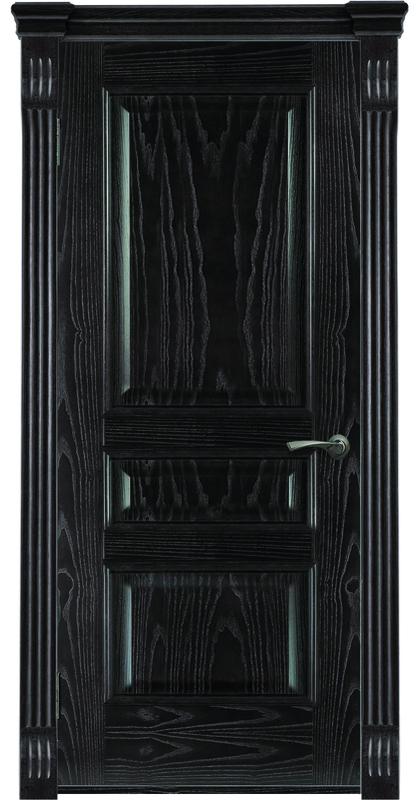 Дверь ДЛ 141 Черное серебро